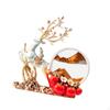 Deer Sculpture Quicksand Decor Ornaments Artistic Home Decoration Creative Moving Sand Art Liquid
