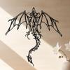 Mythic Dragon Metal Wall Decor (1pc) - Fantasy for Home. Great for Game Room & Man Cave. Gift for Him.