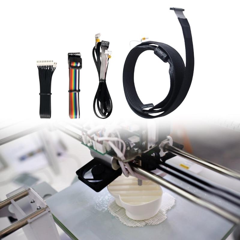 Полный набор кабелей для 3D-принтеров Ender 3, включая основной соединительный кабель, высокую производительность и долговечность