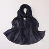Solid Color Island Silk Crepe Long Scarf Ethnic Minority Women Headscarf