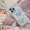 Свежие Мелкие Цветочные Подходящие для Чехла Мобильного Телефона Apple 16promax Iphone15plus Перьевой Крем 14 13 Женские