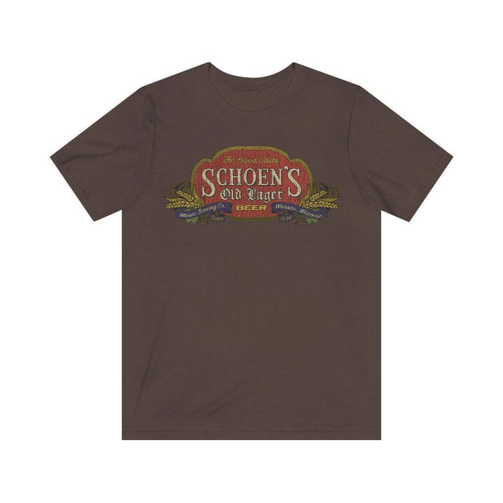Мужская футболка Schoen's Old Lager 1934 Vintage