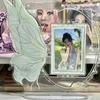 Beautiful Butterfly Acrylic Photocard Holder Rotatable Card Holder Idol Star Display Stand