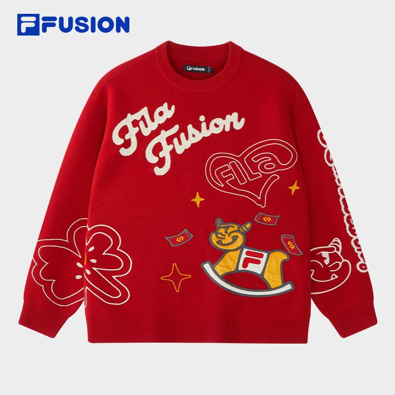 FILA FUSION Lucky Clover Unisex Knit Sweater