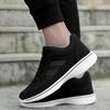 Men's Mesh Shoes Invisible Height Increase 8cm Hollow Breathable Fly Weaving Height Increase Mesh Casual Sports Shoes