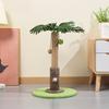Игрушка для кошек Реалистичная форма кокосовой пальмы Когтеточка со столбиком для заточки когтей из сизаля Подвесные шарики Интерактивная когтеточка для кошек
