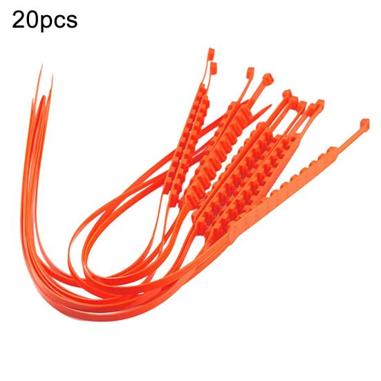 20/30 шт. Автомобильные цепи противоскольжения Превосходное сцепление Быстрая простая установка Крепление на стяжках Снег на шинах