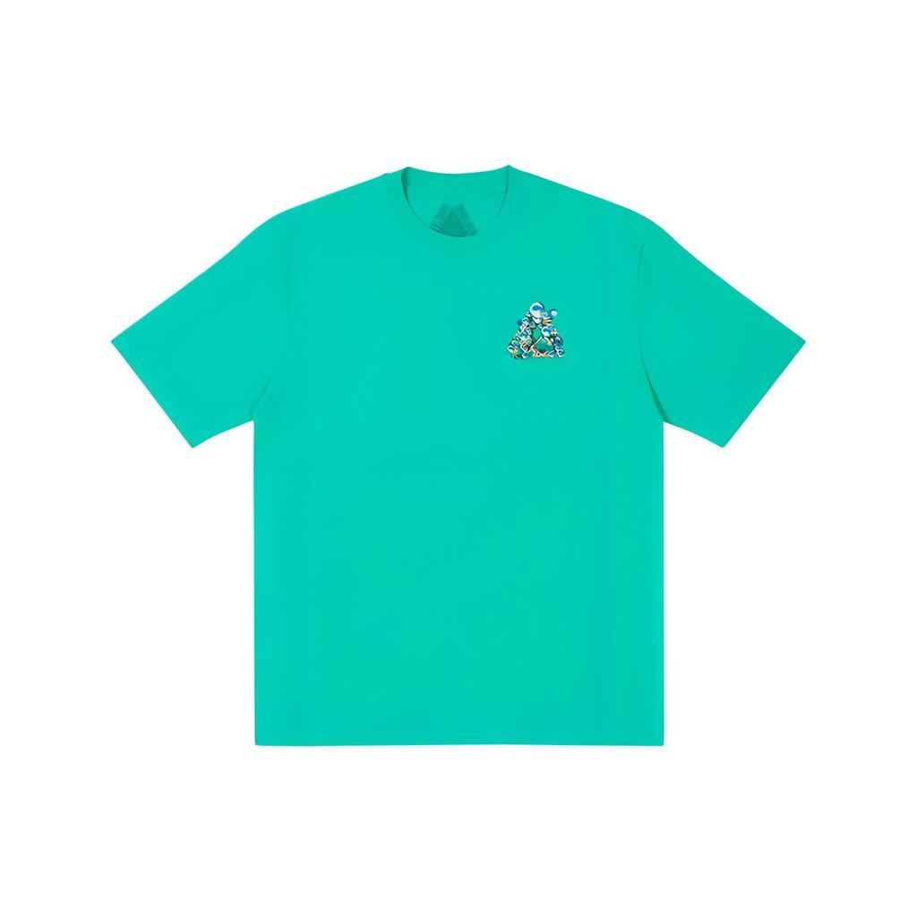 Palace Футболка FW21 Bubbling Футболки унисекс Aqua Light-Green P21TS200