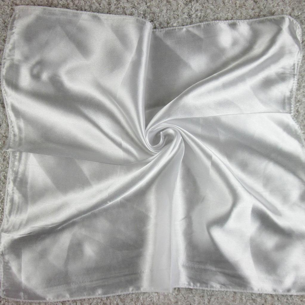 Однотонный шелковый шарф женский DIY игровой танец родитель-ребенок с имитацией шелкового матросского танца сценический однотонный шарф монохромный маленький квадратный шарф