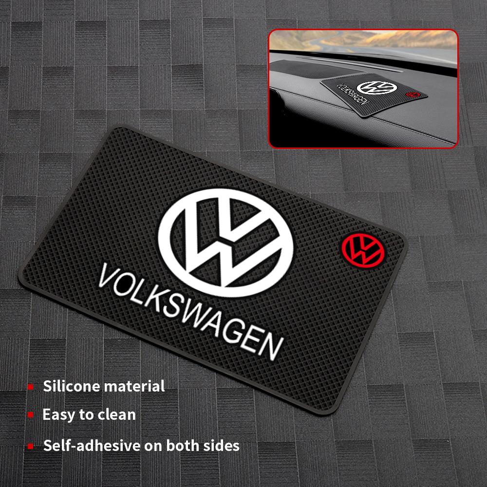 1pc Car Dashboard Sticky Anti-Slip Silicone Mat Phone Holder Non Slip Mat For VW Volkswagen Jetta Golf GTI MK4 Valve Accessories zk4