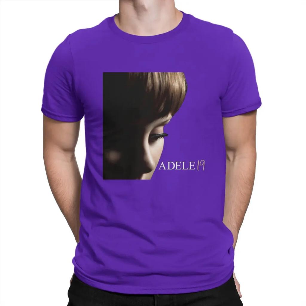 Fan Men T Shirts A-Adele Singer Cool Tee Shirt Short Sleeve Crew Neck T-Shirts Pure Cotton Gift Idea Clothing