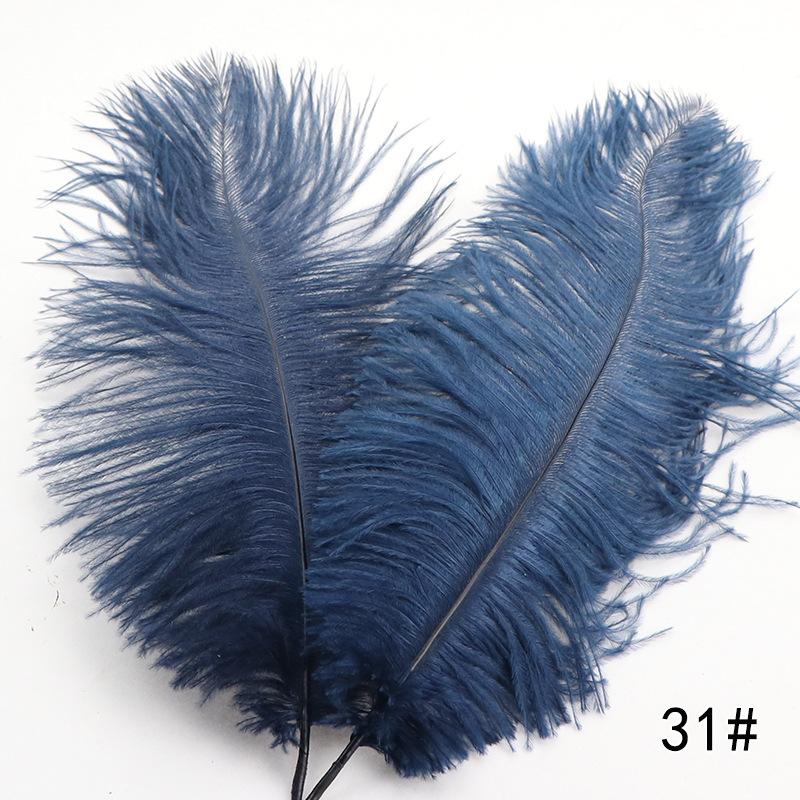 Высококачественные перья страуса 35-40 см разноцветные декоративные перья, перья для сценического оформления и цветочных композиций