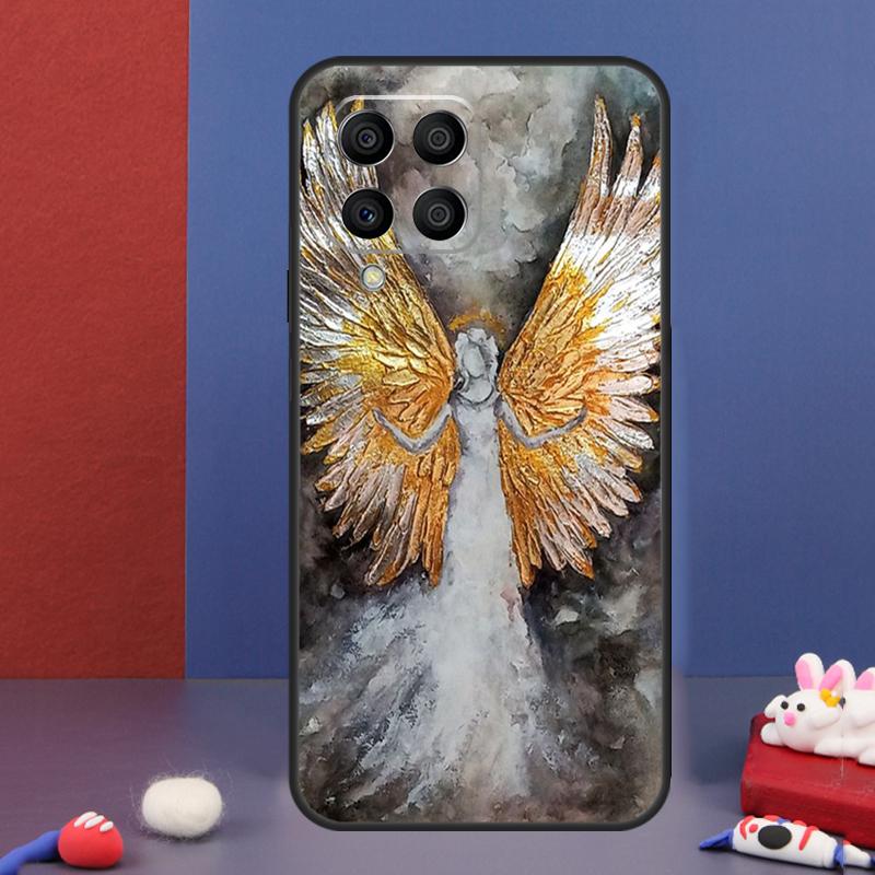 Фантастический Чехол с Крыльями Ангела для Samsung Galaxy M16 M06 M36 M56 M15 M11 M31 M21 M53 M13 M32 M52 M35 M55 M14 M34 M54