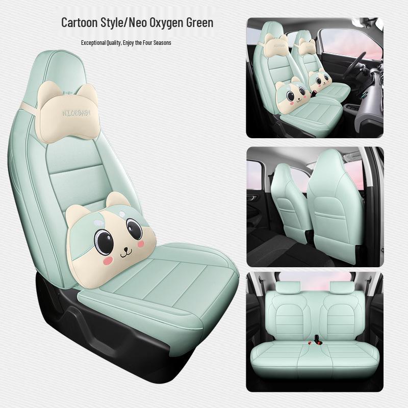 Leapmotor T03 Full Leather Car Seat Cover - All-Season, Universal Fit