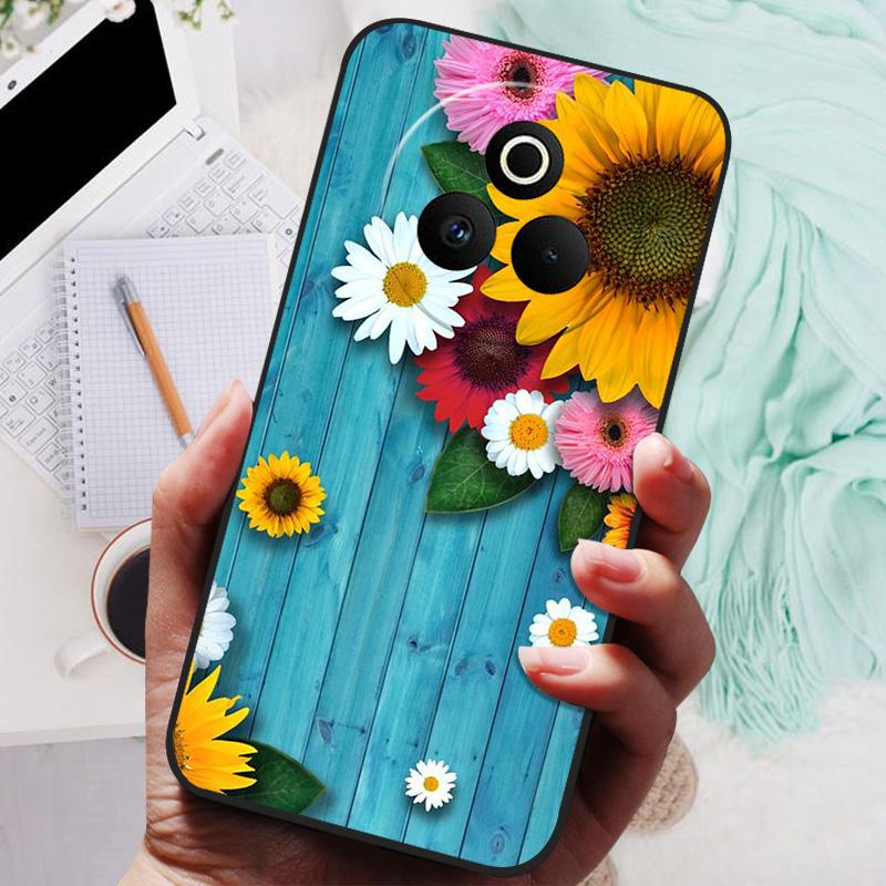 Для Realme P3 Pro 5G Чехол Силиконовая Задняя Крышка Чехол для Телефона для Realme P3 Ultra 5G Чехлы P 3 Pro Мягкий бампер coque Ударопрочный Fundas