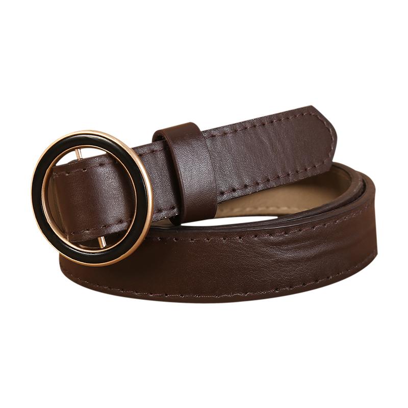 Ladies Fashion Accessories Durable Leather Belt PU Girl Dress Leather Belt
