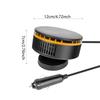 12V Car Heater Fan Portable 360 Degree Rotary High Performance Automotive