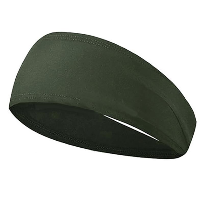 Men Women Sports Headband Sweatband Stretch Elastic Gym Fitness Running Yoga Headwrap Breathable Quick-Dry Absorbent Hair Bands