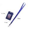New School Office Supplies With Lanyard ID Holders Card Case Zipper Bag Wallets