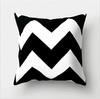 Alphabet Arrow Black and White Decorative Pillowcase Car Ornaments Office Living Room Sofa Home Pillowcase