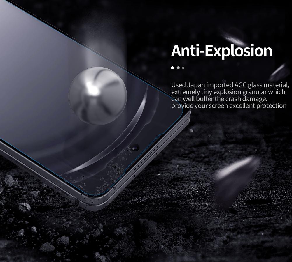 NILLKIN Tempered Glass For Redmi K100 Pro Max Protector Film Anti-Oil Oleophobic Coating 9H FM5000