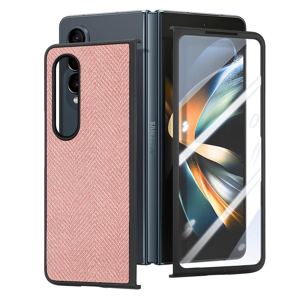 Anti-Drop Tempered Glass Folding Cover Case for Samsung Galaxy Z Fold 5 Fold5 Fold4 Fold 4 5G Fall Protection Full Body Cases