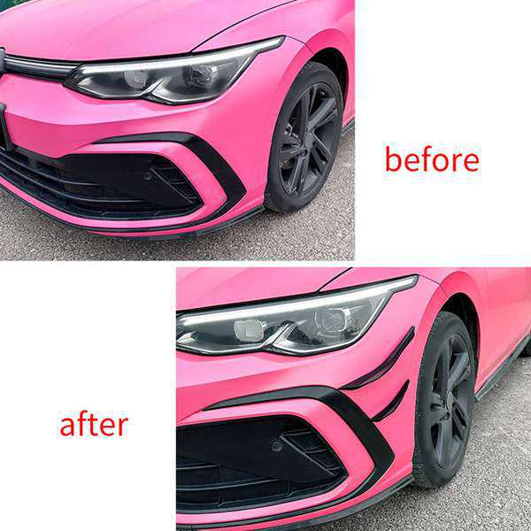 4-компонентные боковые сплиттеры переднего бампера для Volkswagen Golf MK8