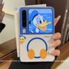 Applicable to Huawei PuraX collection folding mobile phone case cute cartoon Mickey Donald Duck p11pocket1 magnetic suction 