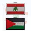 Палестина Ливан Вышитая нашивка-значок с флагом для одежды, шляпы, декора рюкзаков