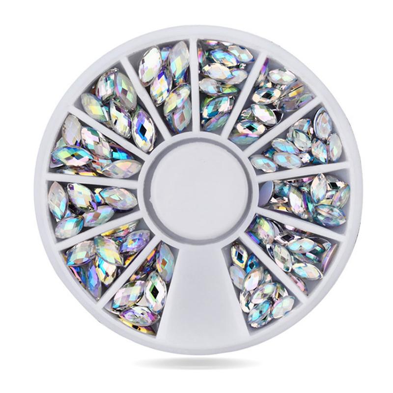 Nail Parts Nail Art Glitter Rhinestone Crystal Gems Jewelry Bead Manicure Decoration Accessories Nail Supplies for Professionals