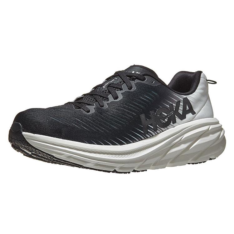 HOKA One One Rincon 3 Wide 'Черно-белый' Женский 1121371-BWHT