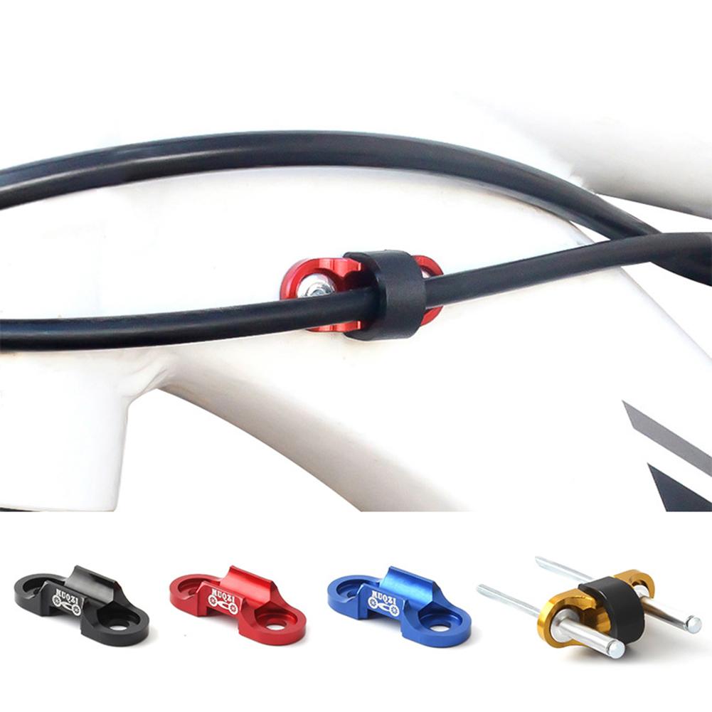 Bicycle Brake  Cable Line Pipe Buckle CNC Base For MTB Road Bike Fixie Gear