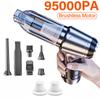 95000PA Home Appliance Car Vacuum Cleaner Wireless Handheld Car Vacuum Vacuuming and Blow 2 IN 1 Portable Strong Suction Cleaner