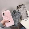 IPhone 13 12 11 Pro XR XS Max 6s 7 8 Plus/Redmi 9 9a 9T Note 10 8A 8T 8pro/Samsung/huawei uchun yoqimli kichik peluş g'ilof Yumshoq Qishki Issiq Mo'ynali Qopqoq