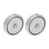 2 шт. магнит с потайным отверстием, тяговое усилие 280 кг, неодимовый редкоземельный дисковый магнит