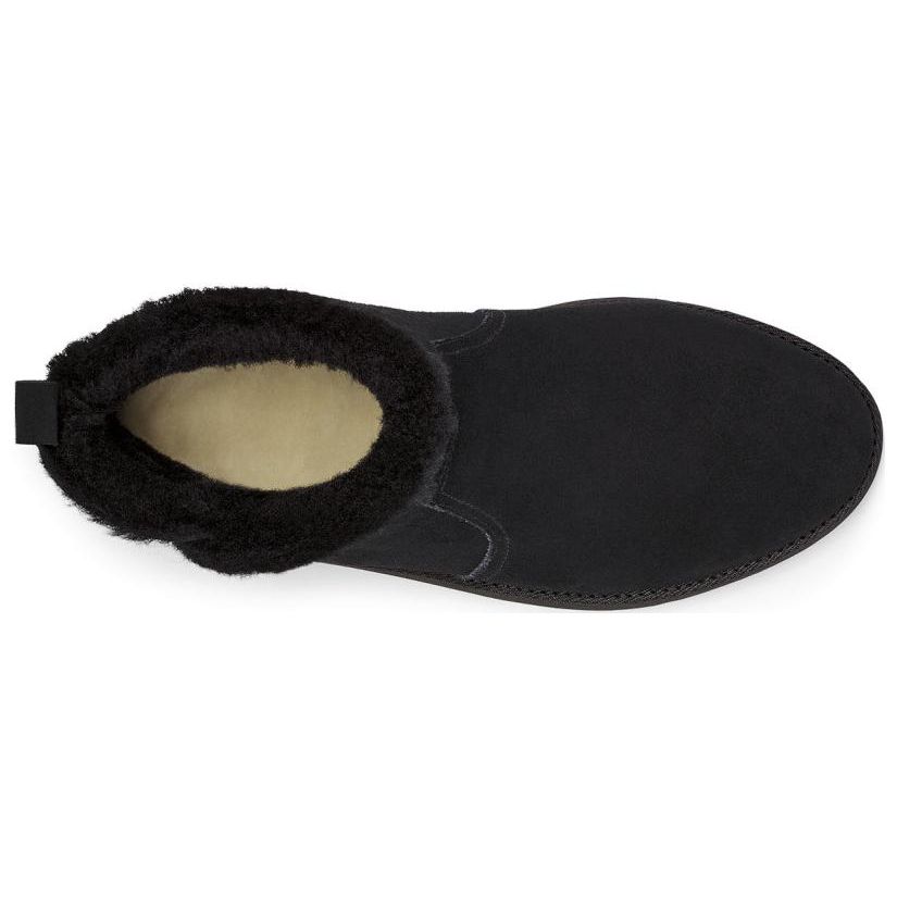 UGG Удобные простые классические повседневные короткие зимние ботинки на молнии для женщин, черные 1123850-BLK