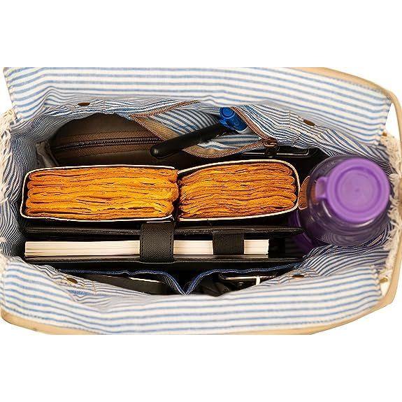 Canvas Hand Bag Upcycled Canvas & Cowhide Tote Bag Radiant Upcycled Leather (Olive Green)