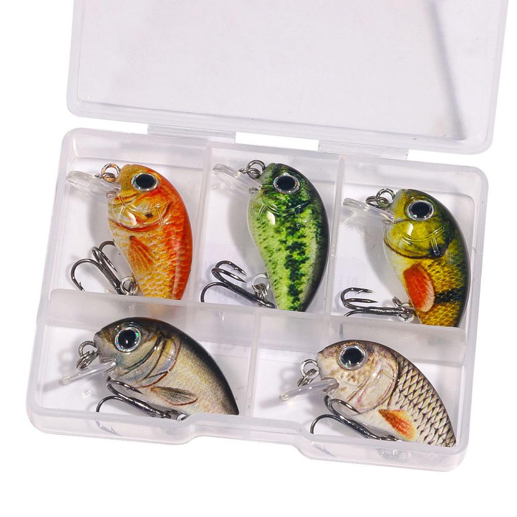 5 шт. приманки для ловли мелкой рыбы и окуня, искусственные приманки, воблер для ловли верховой рыбы, искусственные приманки, воблер для ловли верховой рыбы