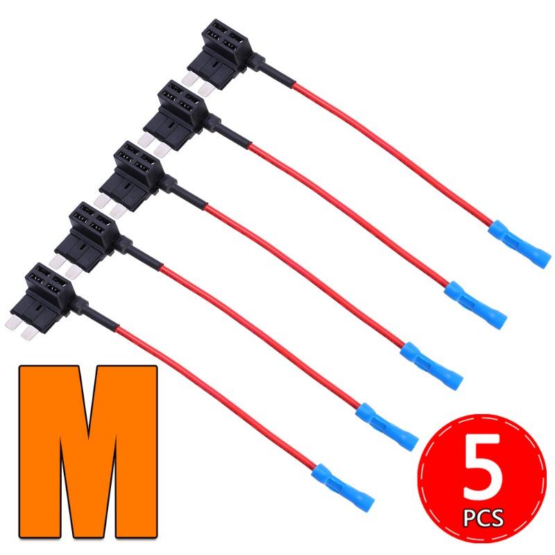 Держатель автомобильного предохранителя Add-a-circuit MINI SMALL MEDIUM TAP Adapter Micro Mini Standard Blade Car Preparator with holder