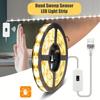 Hand Sweep Sensor LED Strip Light 1M/2M/3M 5V USB 2835 LED Backlight, LED Strip for TV & Under Cabinet