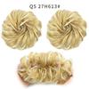 Synthetic Women Fashion Curly Messy Chignon Hair Bun Hair Accessories Elastic Fiber Hairpiece Chignon For Wedding Party  Daily Use