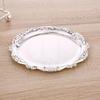 7 Pcs/set Carved European Decor Racks Plated Metal Cake Tray Classical Patterned Cup Mat  Cocktail