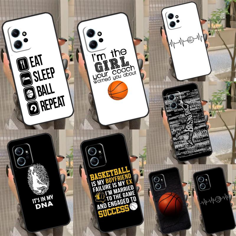 Basketball Heart Beat Case For Xiaomi Redmi Note 12 11 10 8 9 Pro Note 12S 11S 10S 9S Redmi 12 9C 10C 12C Coque