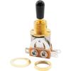 Musiclily 3 Way Toggle Switch Short Type for Les Paul Guitar Gold Cream Knob