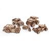 Wooden 3D Model - 5 Vehicles from 7 To 11.8 Cm