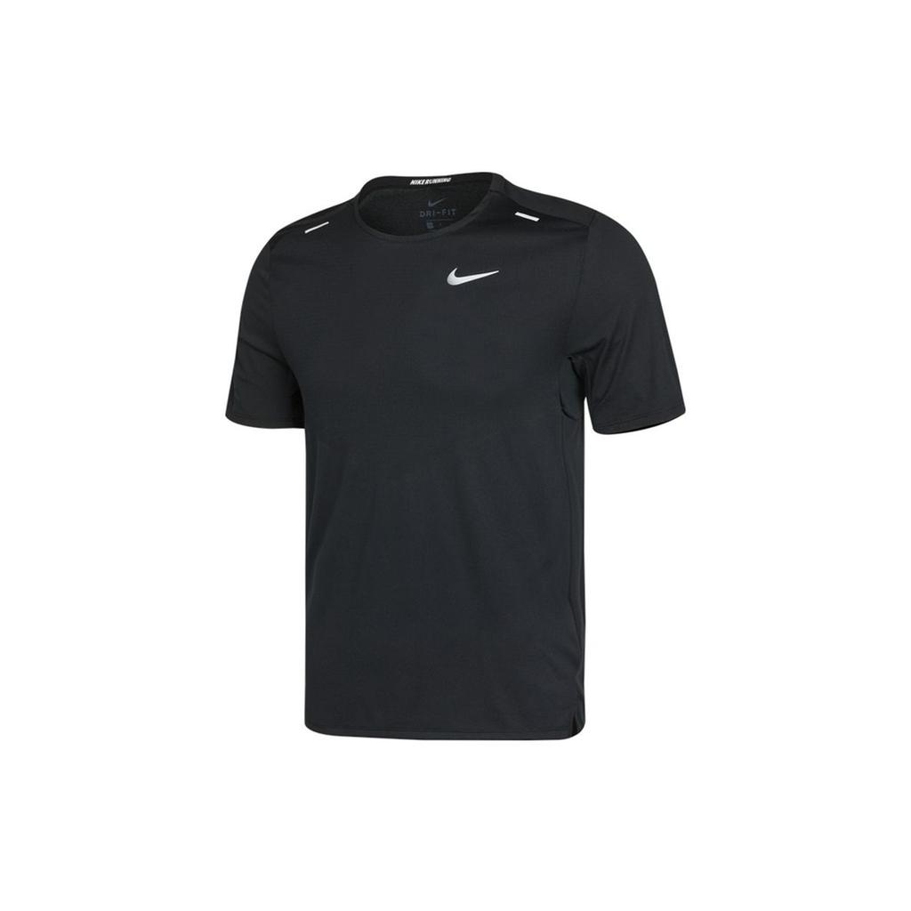 Nike Dri-Fit Rise 365 Breathable And Soft Printed Running Short-Sleeve T-Shirt Men Tops Black CZ9185-013