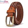 Cozy Up Braided Belt for Mens Woven Belts Luxury Genuine Leather Cow Straps Hand Knitted Designer Men for Jeans Girdle Male 100-125CM