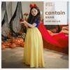 Halloween Kids Dress Snow White Cosplay Out Dress Girls Red Riding Hood Shawl Cape Queen Dress