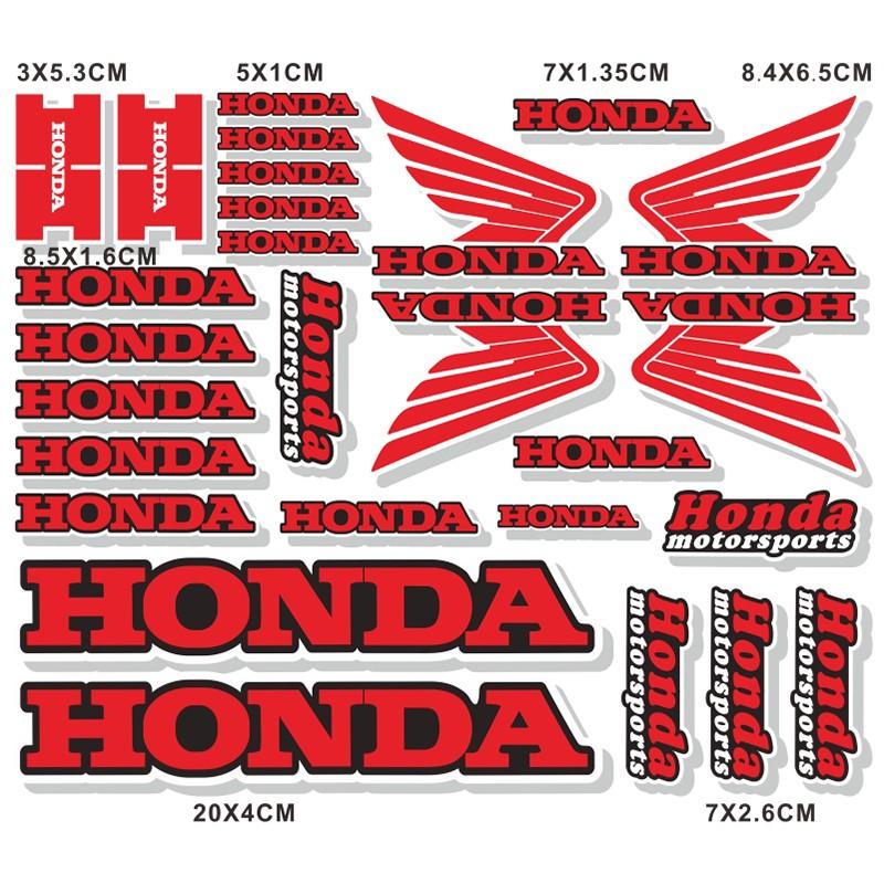 New Motorcycle Side Strip Sticker Car Styling Vinyl Decal for HONDAS Motorcycle Sticker Reflective Stickers Car Decoration akf256