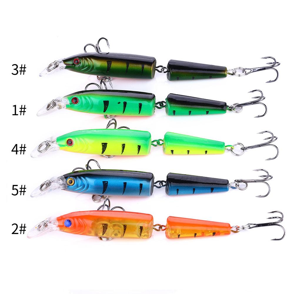 1 шт., 9,6 г, 10,5 см. Жесткосочлененный гольян Yediao